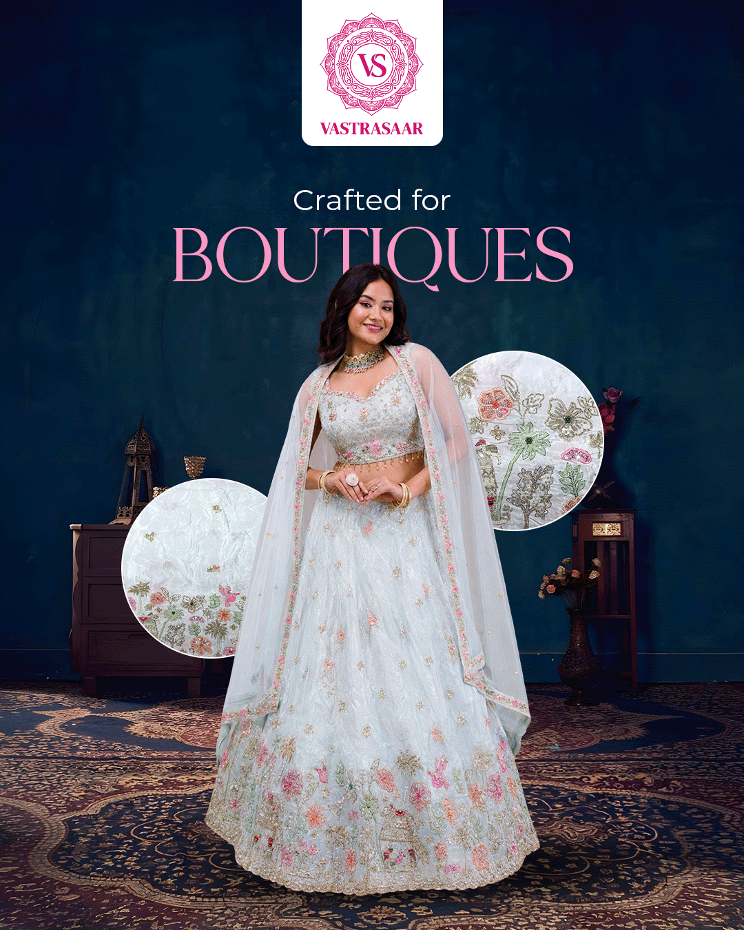 Designer Fabric with Dupatta Set