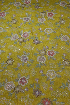 103-Color Set Tissue Gold With Beads and Sequins Embroidery Work 44 Inch Width Allover