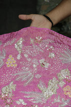 160-Color Set Pure Tissue Gold With Beads and Sequins Embroidery Work 44 Inch Width Allover