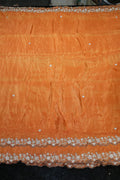218-Color Set Pure Tissue Gold With Beads and Sequins Embroidery Work 54 Inch Width Dupatta