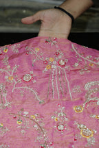 325-Color Set Pure Tissue Gold With Beads and Sequins Embroidery Work 44 Inch Width Allover