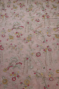 325-Color Set Pure Natural Crepe With Beads and Sequins Embroidery Work 44 Inch Width Allover