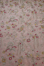 325-Color Set Pure Natural Crepe With Beads and Sequins Embroidery Work 44 Inch Width Allover